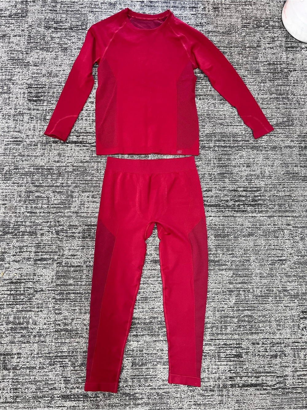 Women’s Long Sleeve activewear  Set - Red